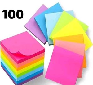 Sticky notes flouresent paper( 100 )