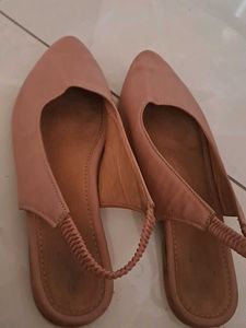 Pink Slingback Flats - Size 7