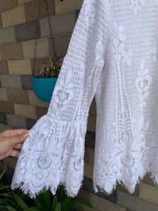 Lace Bell Sleeve Top