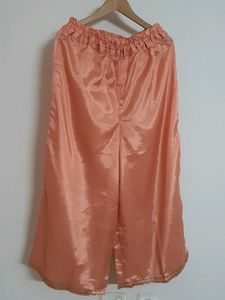 Elegant Peach Kurta with Chunni and Plazzo