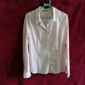 Light Pink Formal Office Siren Shirt Top Women