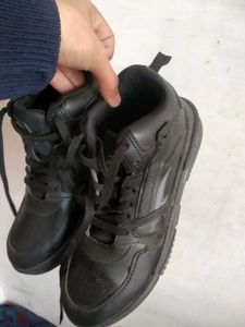 Asian Black High-Top Sneakers
