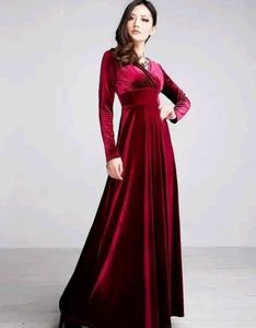 Elegant Velvet Gown
