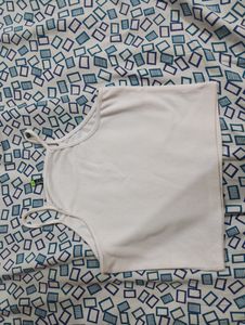 White Tank Crop Top