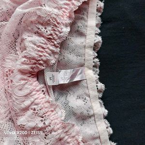Pink Lace Lingerie Skirt
