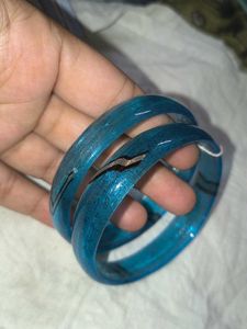 Blue Bangles - Set of 2