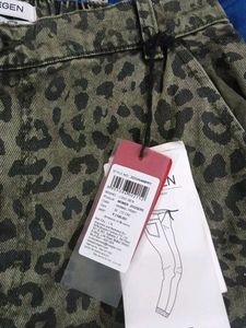 Animal Print Cargo Pants