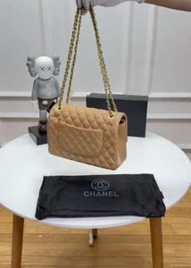 CHANEL LAMBSKIN DOUBLE FLAPSHOULDER BAG