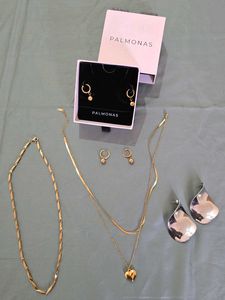 Palmonas Jewelry Set ( Necklace 2, Earrings 3)