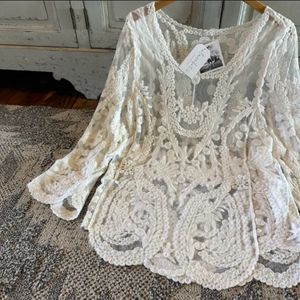 Lace Embroidered Top