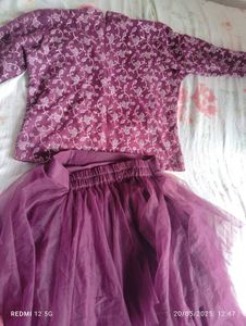 Glitten Top/Net Steps Skirt/Net Shall,Coat