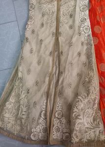 Owmen And Girls Orenge Colour Lehanga Dress