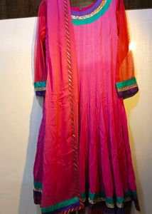 Pink Anarkali Suit