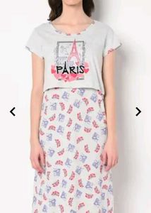 Paris Graphic T-Shirt Dress