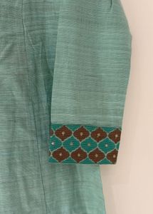 Elegant Green Cotton Kurta