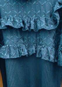 ZARA Black Ruffle Top