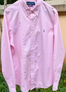 Ralph Lauren Pink Oxford Shirt - Custom Fit