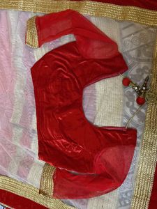 Red &amp; Cream Lehnga