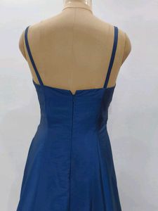 Elegant Navy Blue Formal Gown