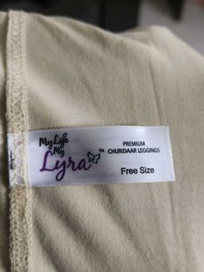 Lyra women Comfortable Cotton Beige Leggings