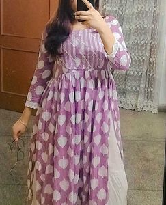 Cotton kurti with dupatta