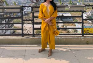 Elegant Yellow Kurta Set