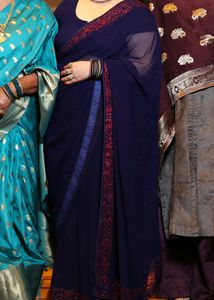 Blue Saree