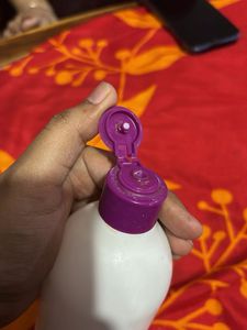 empty shampoo bottle