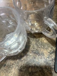 Vintage Crystal Mugs - Set of 2