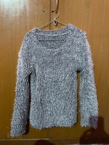 Grey fur Sweater