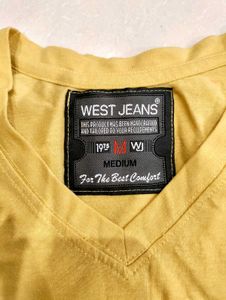 West Jeans Mustard Yellow T-Shirt