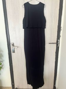 Koovs Black Maxi Dress