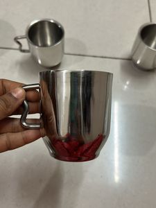 NEW DOUBLE WALL STEEL CUPS