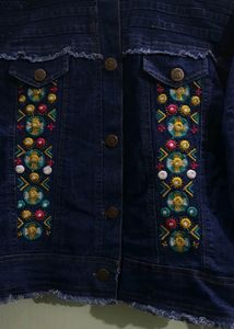 Embroidered Denim Jacket