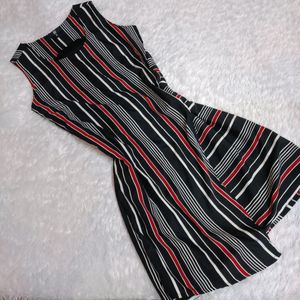 Striped Sleeveless Dress