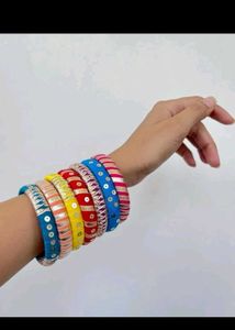 Pastel Multi Color Bangles 🌈