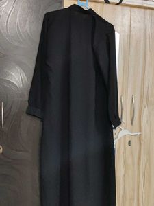 Black Button-Down Abaya