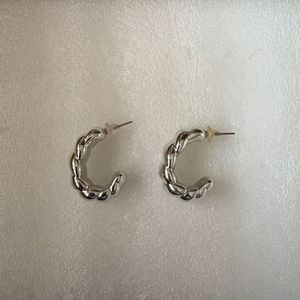 Silver Hoop Earrings