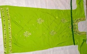Silk Suit Green