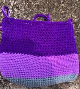 Handmade Crochet Tote Bag – Stylish