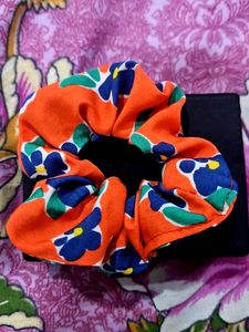 Set of Floral Scrunchies- 4piece