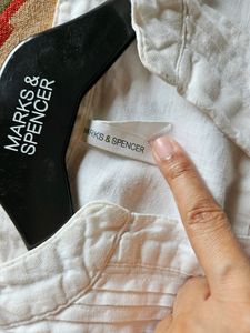 White Formal M&amp;S top!