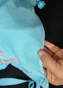 Blue Bara Panty Set