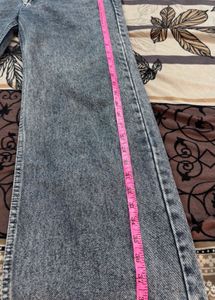 Acid Wash Wide Leg Jeans