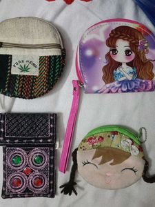 Set Of 4 Pouch For Girls