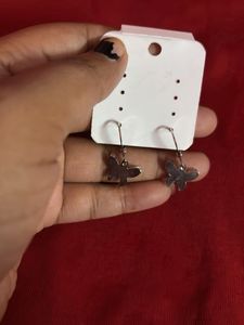 Butterfly Drop Earrings