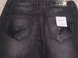 Cubus Embroidered Dark Wash Jeans