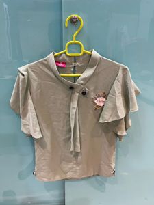 Cute Olive Green Blouse