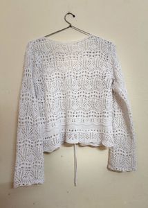Crochet Knit Cardigan