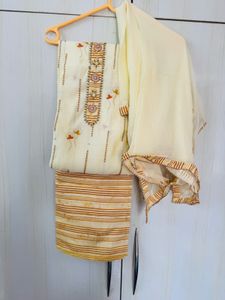 Elegant Indian Suit Set (unstitched)
